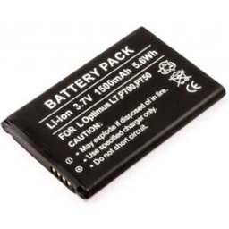 Bateria para telemóvel compatível com LG Optimus L7, P700, P750 3.7V 1500mAh 5.6Wh Li-Ion