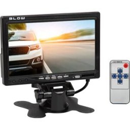 Monitor LCD 7'' 16:9 (800x480px) para automóvel 12-24VDC c/ comando