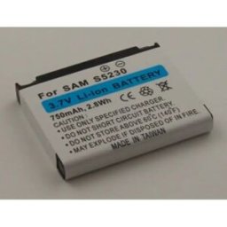 Bateria para telemóvel compatível com Samsung SGH-S5230 (AB603443CUC) 3.7V 750mAh Li-Ion