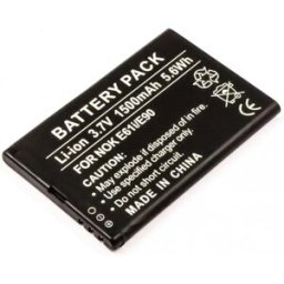 Bateria para telemóvel compatível com Nokia E61i, E90 3.7V 1500mAh 5.6Wh Li-Ion