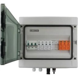 Caixa combinadora para sistemas fotovoltaicos IP65 - DC/AC - T2 1000V - 12M - 1 String