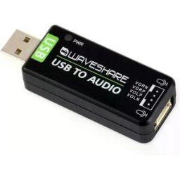 Waveshare USB TO AUDIO - Placa de Som USB Externa para Raspberry Pi / Jetson Nano (c/ Conector PH2.0)