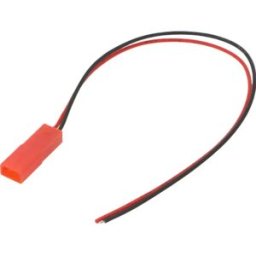 JST-SYP-2P-LIPO - Ficha Raster Signal wire-board 2.50mm 2 pinos (1x2) macho com fios de 150mm