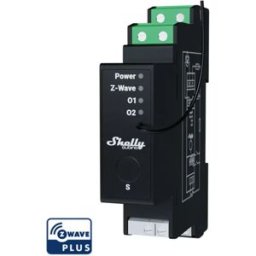 Shelly Qubino Wave PRO Shutter - Módulo para automação de estores elétricos através de Z-Wave™ p/ calha DIN