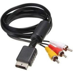 Cabo AV (Audio+Video) para Playstation 1 / 2 / 3 - 1.8m