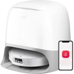 Roborock Qrevo CurvX - Aspirador Robô 22000Pa 6400mAh c/ Mopas Rotativas + Estação Multifunções - Branco