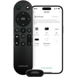 LinknLink eRemote TV Kit Pro - Kit de Controlo Inteligente IR com Hub e Comando BLE
