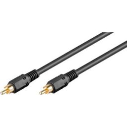 Cabo S/PDIF RCA macho - RCA macho - 75Ohm Coaxial para Video - 10.0m