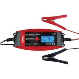 AMiO DBC-4A - Carregador para baterias (1.2-120Ah) de Chumbo/GEL 6VDC/2A e 12VDC/4A