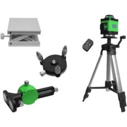 LTC M293 - Nível laser profissional 360º 16 linhas 4D Verde c/ comando + Tripé