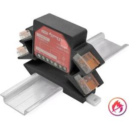 Mauser PLUS-WAGO - Suporte de calha DIN para Shelly's Plus / Gen3 e Z-Wave c/ suporte Wago 221 [Flame Retardant] - preto
