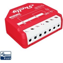Shelly Qubino Wave 1PM - Módulo interruptor para automação Z-Wave™ c/ medição de energia 1 canal 16 A