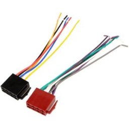 Ficha para autorádio ISO fêmea [5+8 ligações] c/ fios