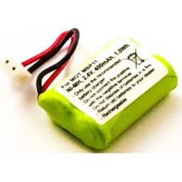Apple Bateria para intercomunicador para bebé compatível com Motorola MBP11 2.4V 400mAh 1.0Wh NiMH