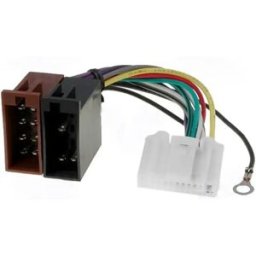 Adaptador para autorádio Mazda, Nissan, Opel, Renault, Subaru -» ISO macho
