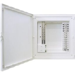 Efapel 60060 3SB - Caixa ATI Embutida p/ Telecomunicações - 8 Coaxiais + 24 Pares de Cobre + Repartidor FO
