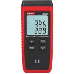 Uni-T UT320D - Termómetro digital de 2 leituras simultâneas c/ sondas