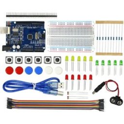 Mauser - Kit básico de desenvolvimento e iniciação electrónica + Arduino UNO Rev3 Compatível (SMD)