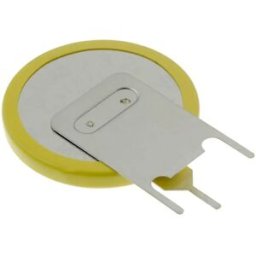 Mitsubishi CR2032/1GVF - Pilha de lítio CR2032 3.0V 225mAh c/ 3 pinos - vertical