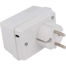 MASZCZYK KM-47 GY - Caixa de montagem c/ ficha Schuko para projectos de fonte de alimentação - cinza - 52x73x46mm