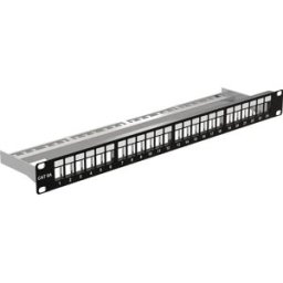 Patch Panel de 24 portas Cat5 / Cat6 para rack 19'' - Openetics 05619