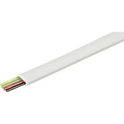 Cabo de telefone 4 vias branco CCA 28AWG - rolo 100m