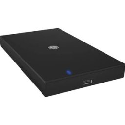ICY BOX IB-200T-C3 - Caixa para disco rígido SATA III 2.5'' c/ USB-C 3.2 e USB-A combi-cable
