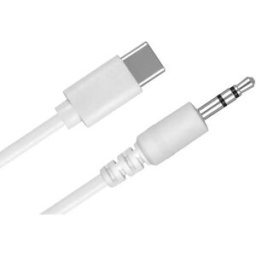 LTC LXTY610 - Cabo de áudio USB-C - Jack 3.5mm Stereo - branco - 1m