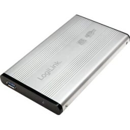 Logilink UA0106A - Caixa para disco rígido SATA III 2.5'' c/ USB-A 3.0 - Cinza