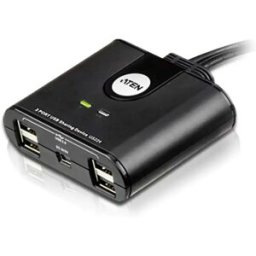 Aten US224 - Switch seletor de periféricos USB 2.0 (2PC x 4 USB)