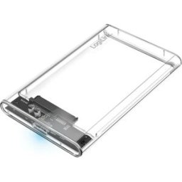 Logilink UA0409 - Caixa externa transparente para disco rígido 2.5'' SATA HDD/SSD