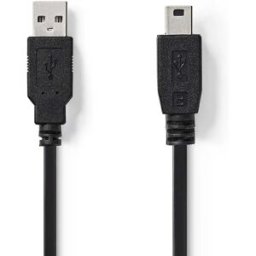 Logilink CU0015 - Cabo USB Hi-Speed 2.0 A macho - mini-USB B macho 3.0m