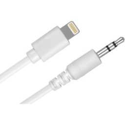 LTC LXTY611 - Cabo de áudio Lightning - Jack 3.5mm Stereo - branco - 1m
