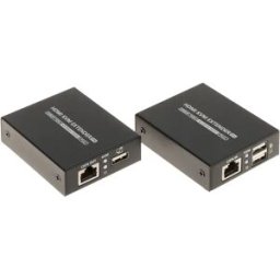 Extensor HDMI 4K + USB 2.0 até 40m via cabo UTP CAT6 (RJ45)
