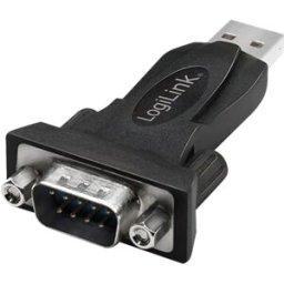Logilink AU0002F - Adaptador USB-A 2.0 ➝ DB9/M (RS232) c/ cabo USB-A
