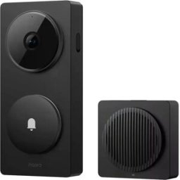 Aqara G410 Select (CH-C09D) - Kit Videoporteiro Inteligente com Câmara 2K + Campainha / Hub (Matter, Zigbee e Wi-Fi) - Preto