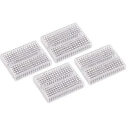 Conjunto de 4 mini Placas de ensaio ''Bread board'' 170 contactos