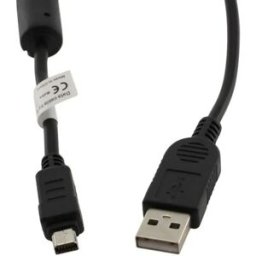 Cabo de dados USB compatível com Olympus (12 pinos)