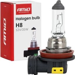 AMiO - Lâmpada halogéneo H8 PGJ19-1 12V 35W