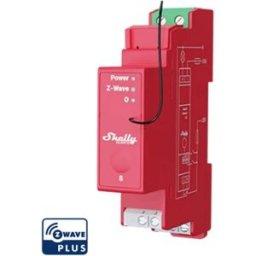 Shelly Qubino Wave PRO 1PM - Módulo para calha DIN c/ 1 relé e medição de energia para automação Z-Wave™ - 110/240VAC 16A