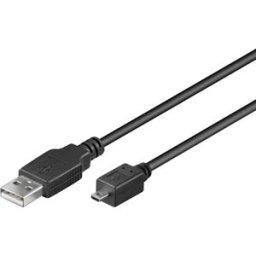 Cabo USB 2.0 A - mini-USB 8 pinos 1.8m