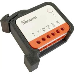 Mauser SONOFF_MINI - Suporte de calha DIN para Sonoff MINI [Flame Retardant] - Preto