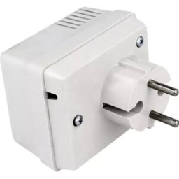 MASZCZYK KM-48 GY - Caixa de montagem c/ ficha Schuko para projectos de fonte de alimentação - cinza - 63x73x46mm
