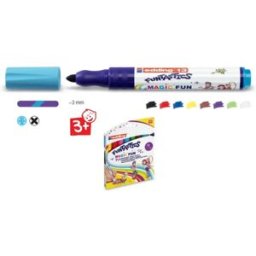 Edding 13 Funtastics Magic Fun - Conjunto de marcadores para crianças - 7 cores