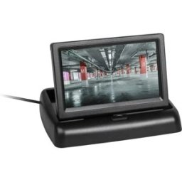 Monitor LCD 4.3'' rebatível para automóvel 12VDC