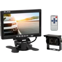 Blow - Monitor LCD 7'' 16:9 (800x480px) para automóvel 12-24VDC c/ comando + câmera