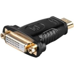 Adaptador HDMI 19pin macho DVI-D 24+1pin fêmea