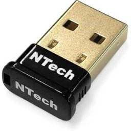NTech USB-BT500N - Nano adaptador Dongle Bluetooth 5.0 (BLE) USB 2.0