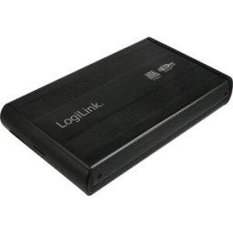 Logilink UA0107 - Caixa em alumínio para disco rígido SATA 3.5'' c/ USB 3.0 - Preto