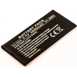 Bateria para telemóvel compatível com Nokia Lumia 640 XL 3.7V 3000mAh 11.1Wh Li-Ion